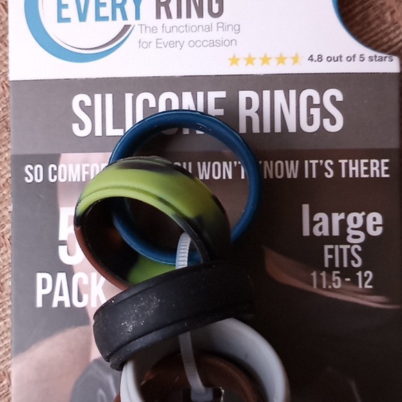 Silicone everyday rings for men - Picture 2 of 4